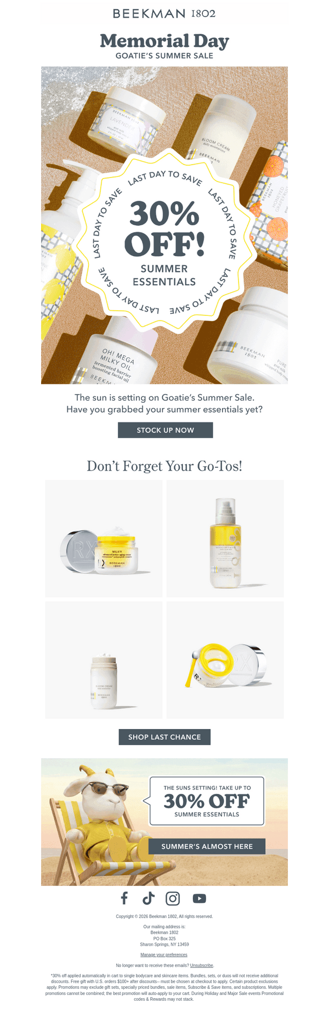 Hello, Summer. Goodbye, 30% Off 👋
