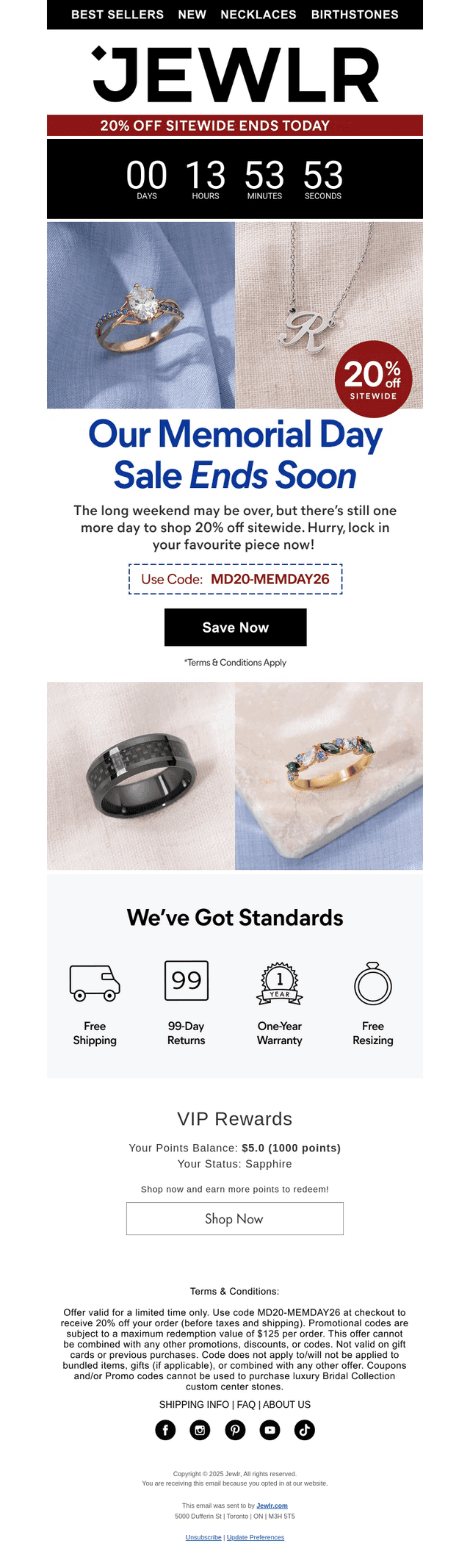 FINAL HOURS: Save 20% Off Sitewide