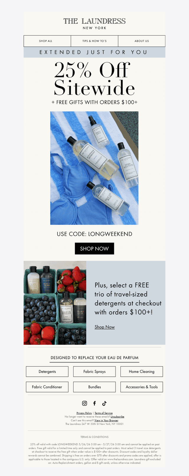 EXTENDED: 25% OFF SITEWIDE