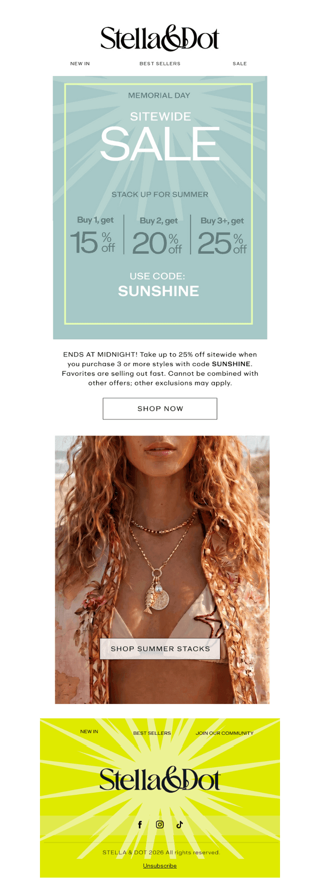 Sale Ends at Midnight!