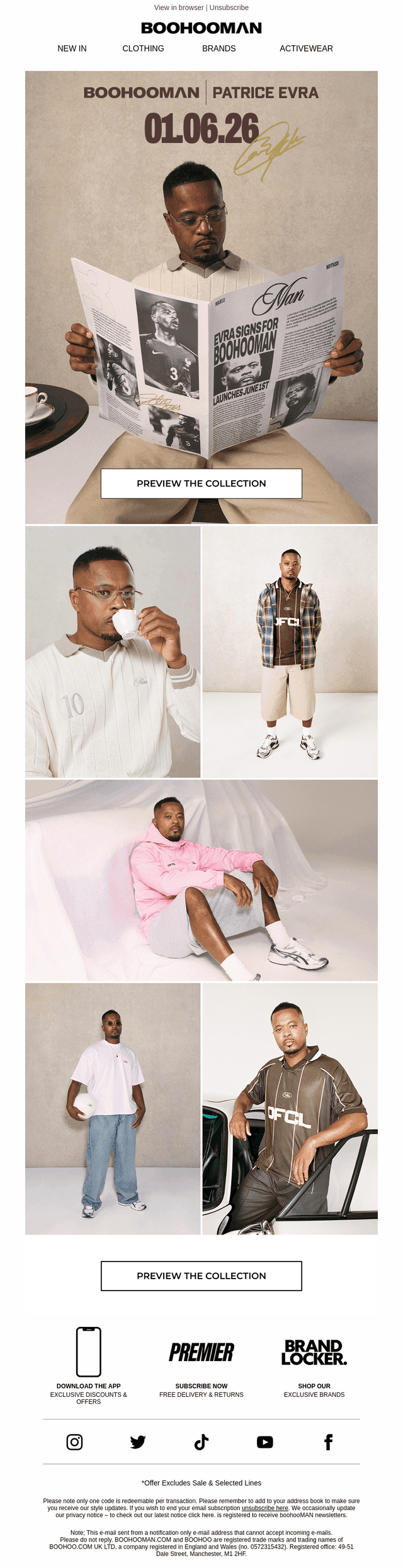BOOHOOMAN | PATRICE EVRA
