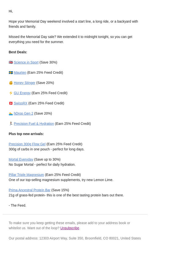 The Feed email from Tue, May 26, 2026