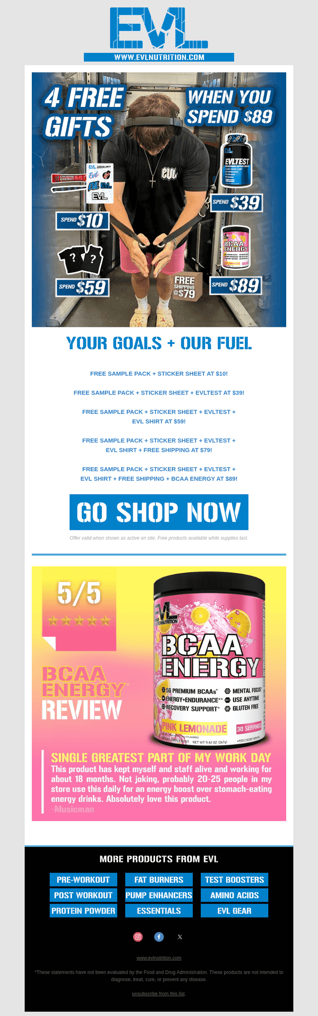 EVLsports email from Tue, May 26, 2026