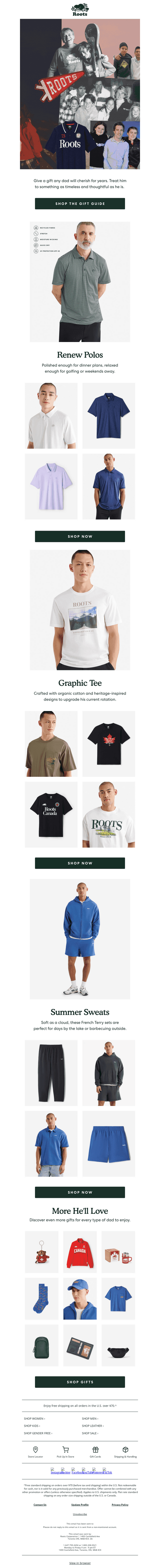 Roots email from Tue, May 26, 2026