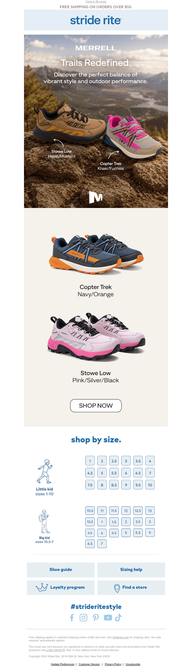 Stride Rite email from Wed, May 27, 2026