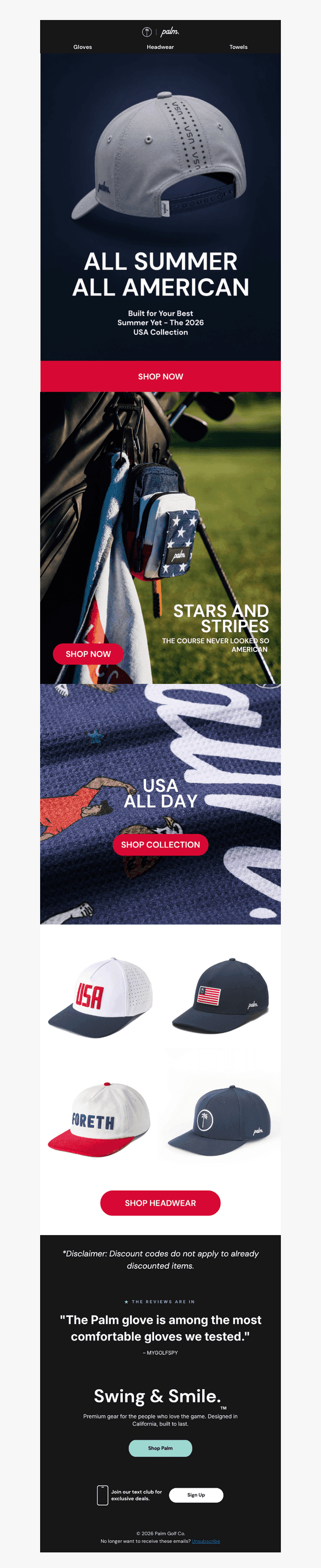 Stars. Stripes. Tee Times.
