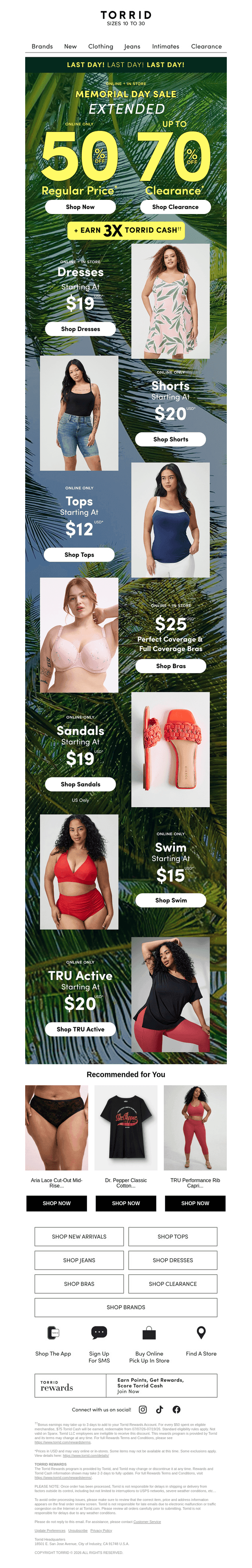 Torrid email from Wed, May 27, 2026