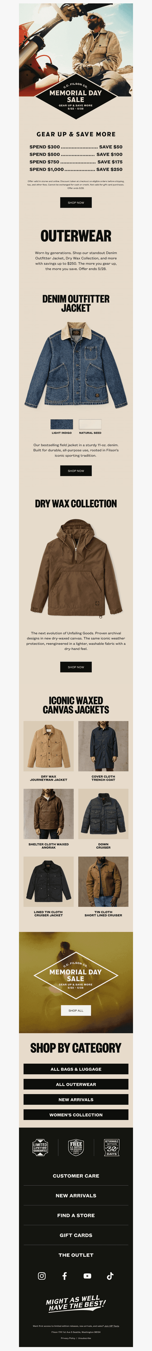 Filson email from Wed, May 27, 2026