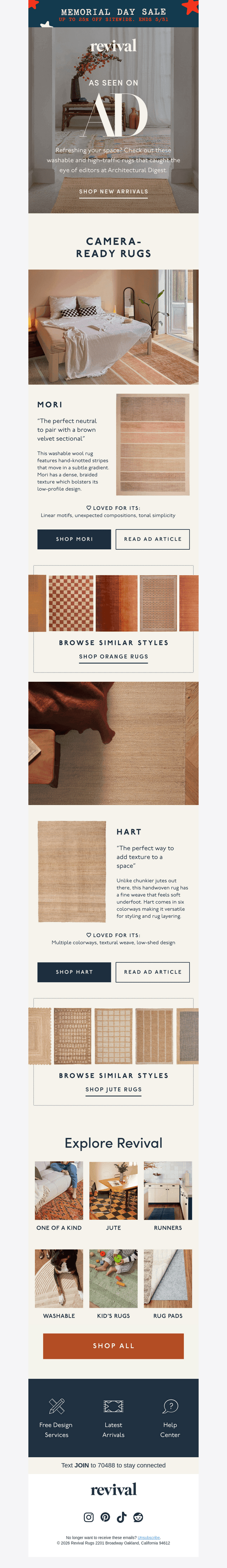 Architectural Digest Featured Rugs