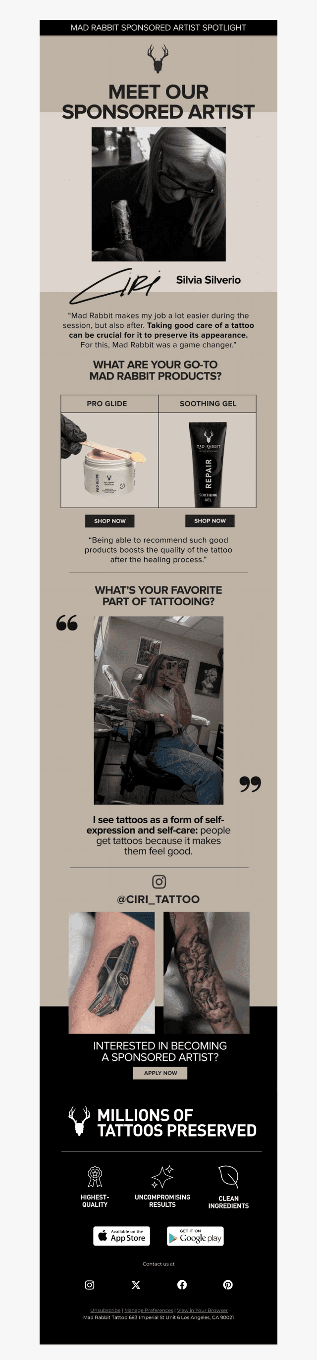 Tattoo care, by Silvia Silverio