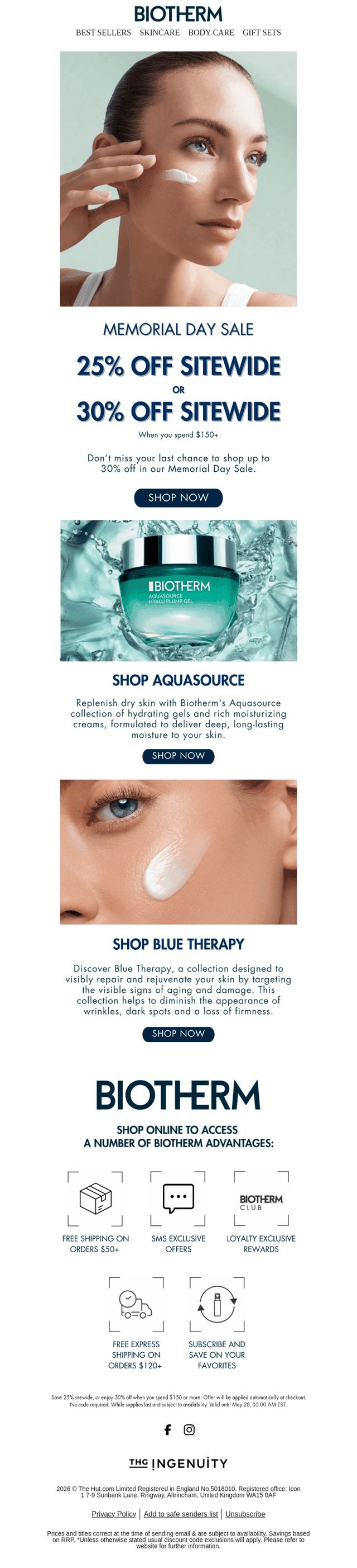 Biotherm email from Wed, May 27, 2026