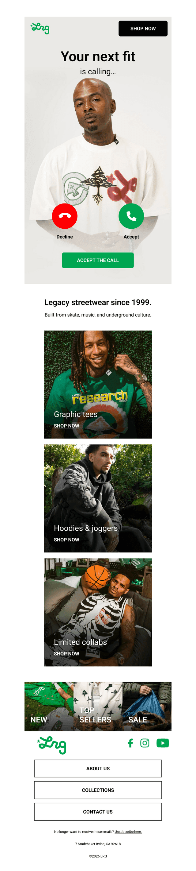 Your next fit is calling…