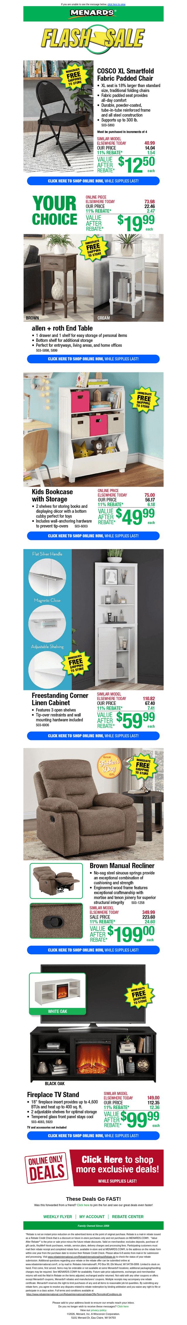 allen + roth End Table ONLY $19.99 After Rebate*!