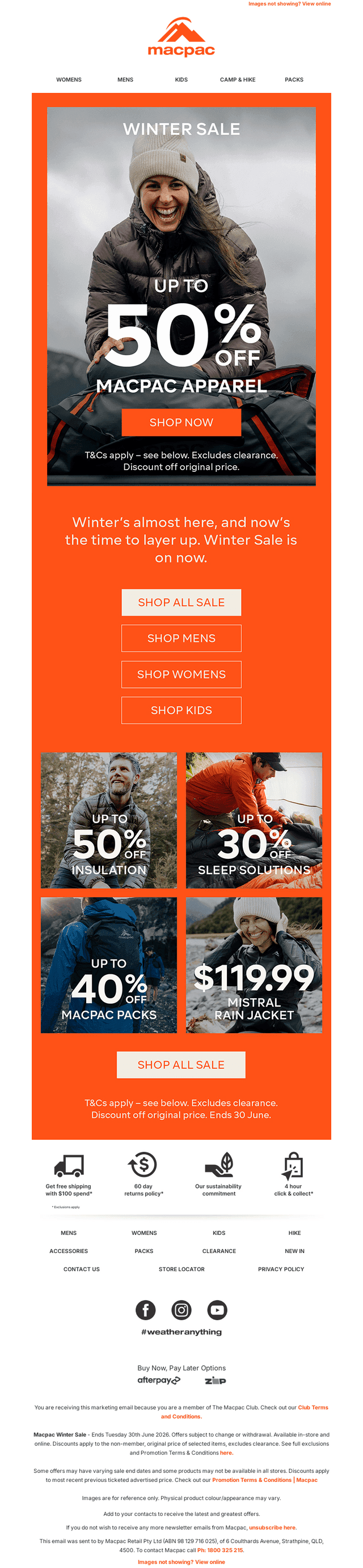 Winter Sale Now On