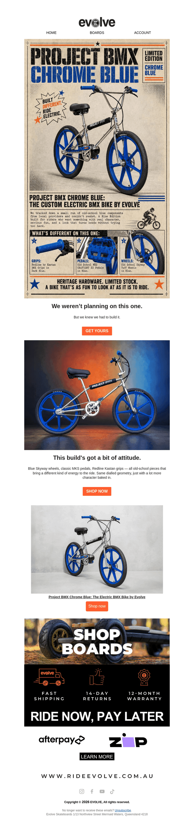 Meet the Chrome Blue BMX