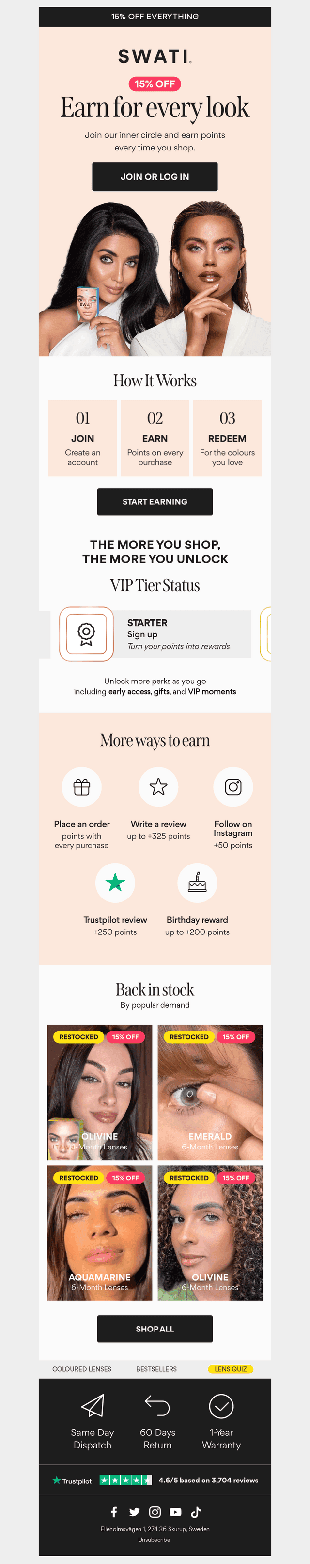 SWATI Cosmetics email from Thu, May 28, 2026
