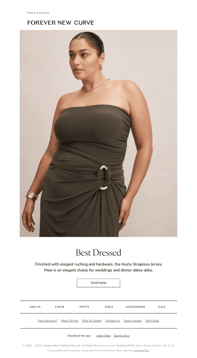 New In, Best Dressed