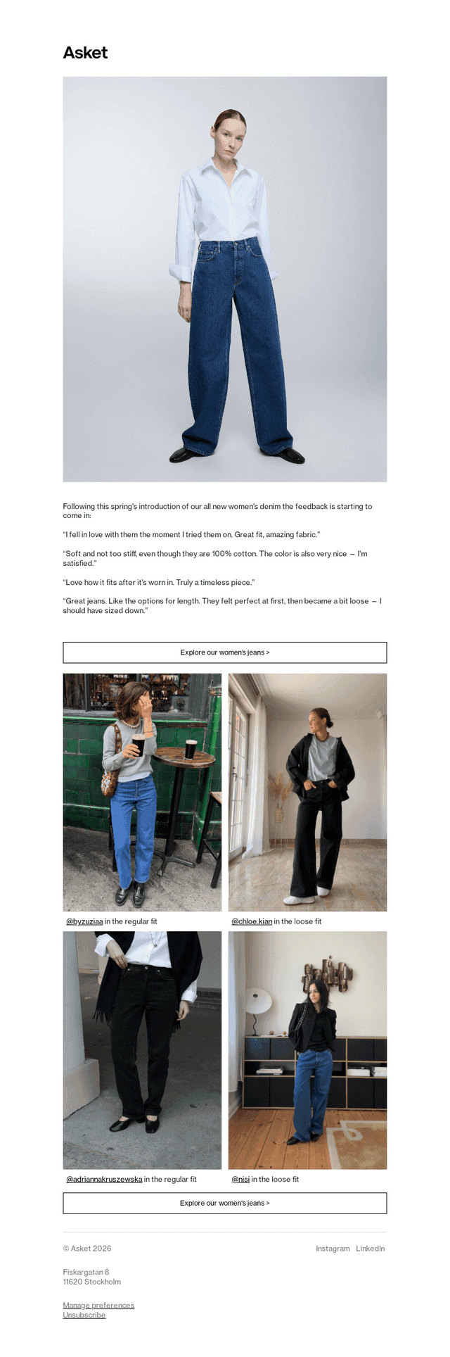Worn and reviewed: Women’s Denim