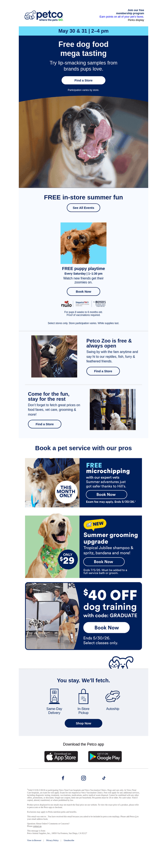 🍽️ FREE TASTING MENU: In store this wknd!