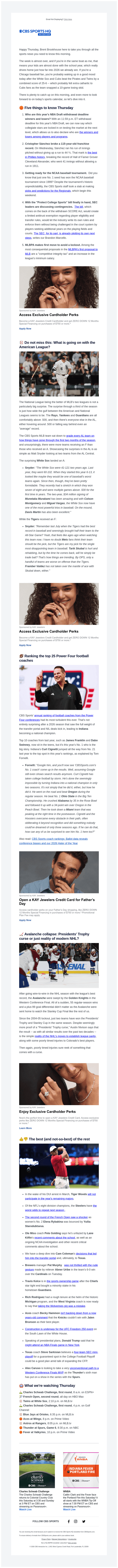 CBS email from Thu, May 28, 2026