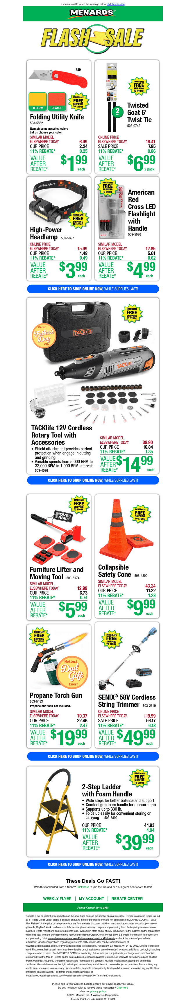 Propane Torch Gun ONLY $19.99 After Rebate*!
