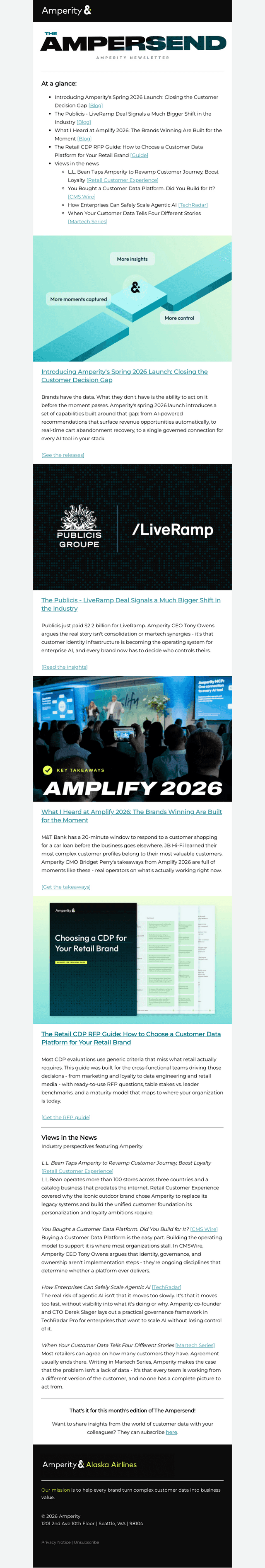Amperity email from Thu, May 28, 2026