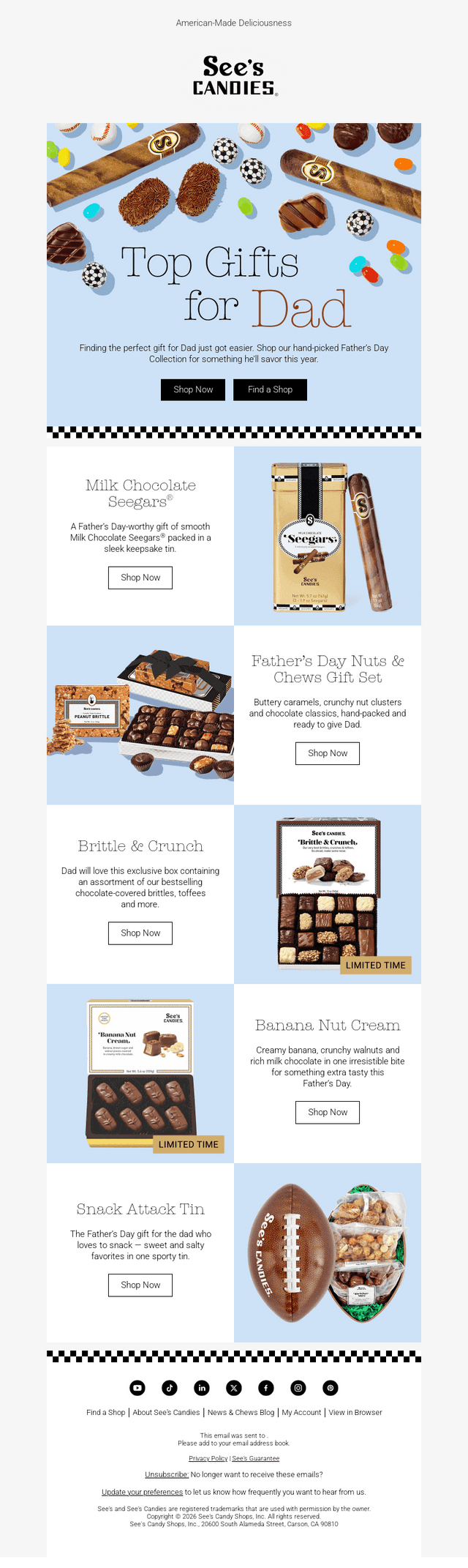 Our Top Picks for Father’s Day 🎁