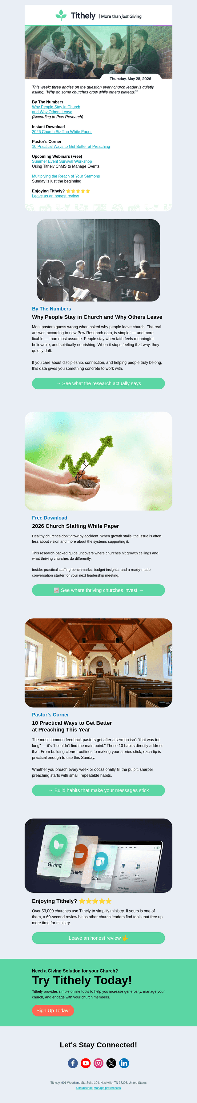 🌱 Most pastors guess wrong about why people leave church