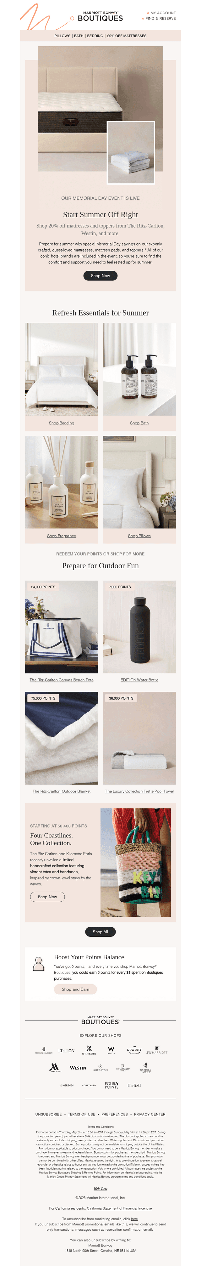 Marriott International email from Thu, May 28, 2026