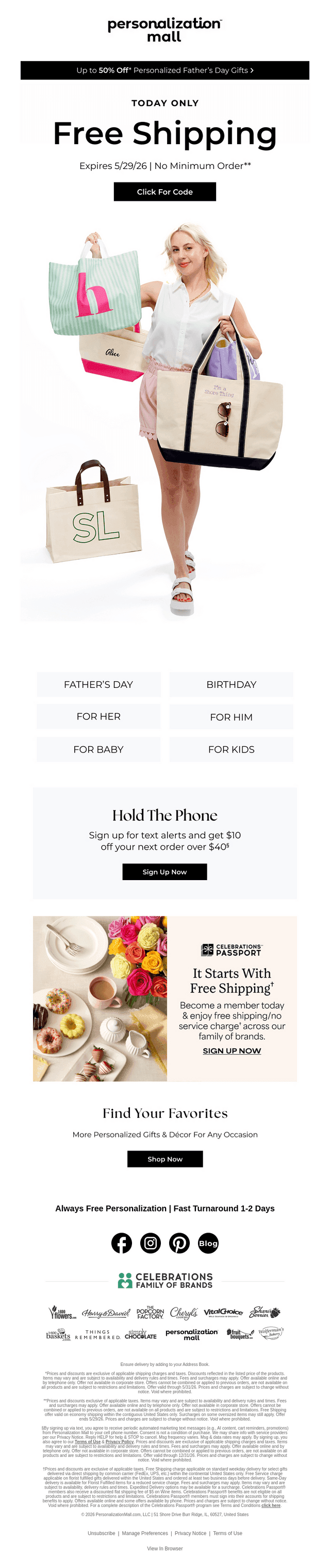 Free Shipping Friday Is Here Just For Subscribers