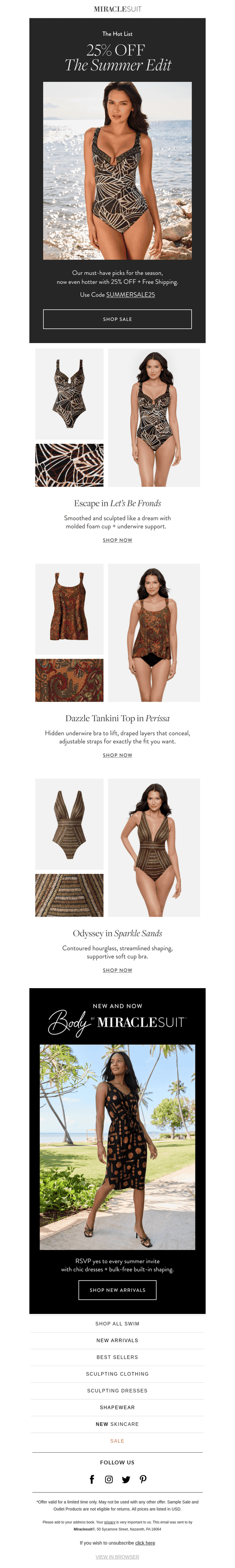 The Summer Edit - Now 25% OFF