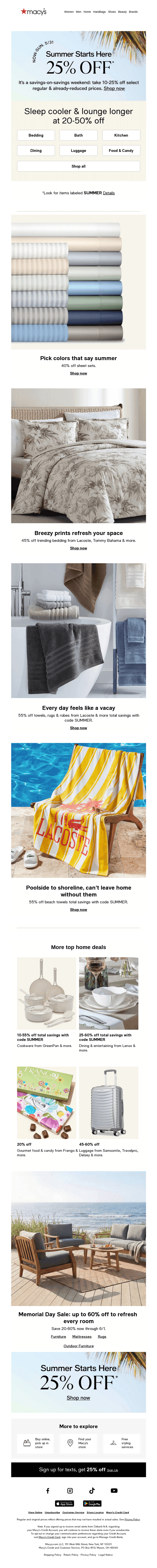 Sleep cooler: up to 50% off summer sheets