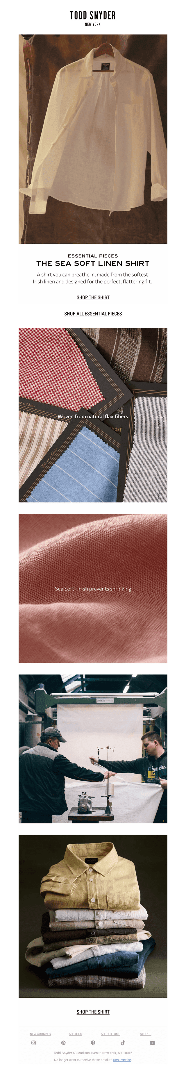 The Sea Soft Linen Shirt