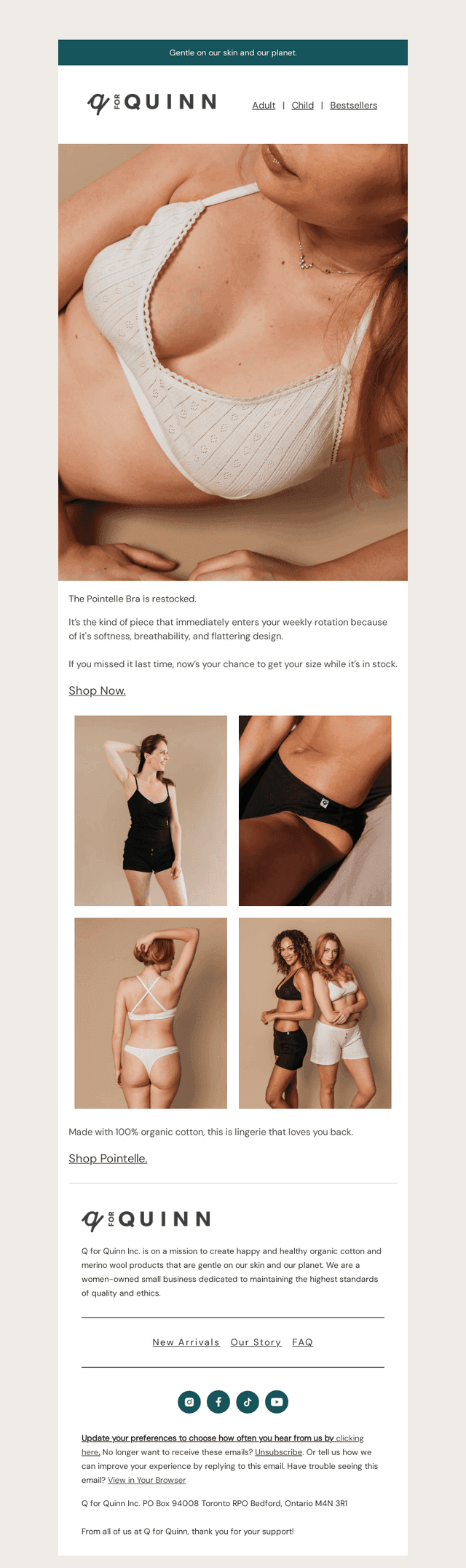 The Pointelle Bra is Back