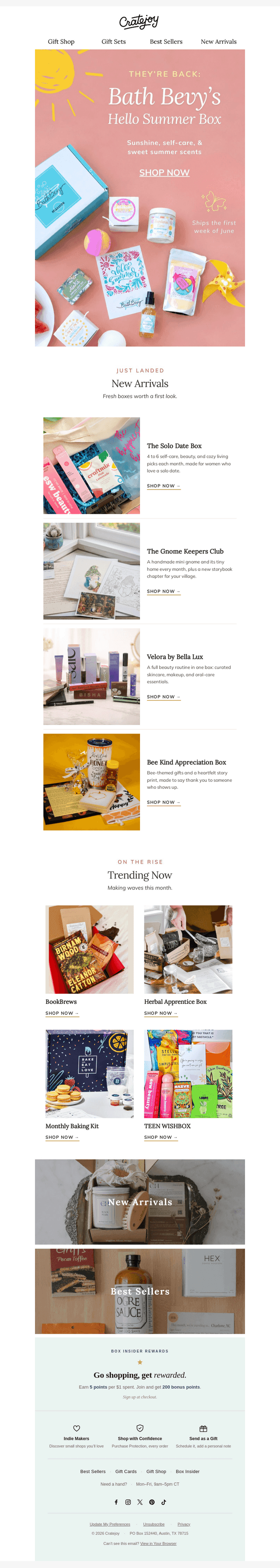 Cratejoy email from Fri, May 29, 2026
