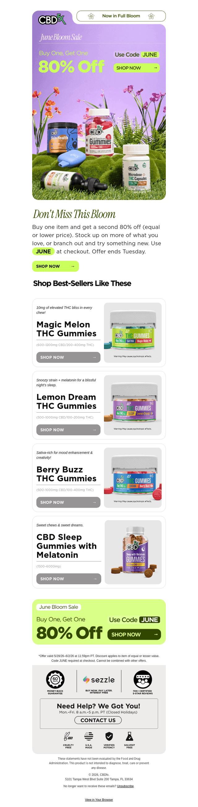 Don't sleep on BOGO 80% OFF!