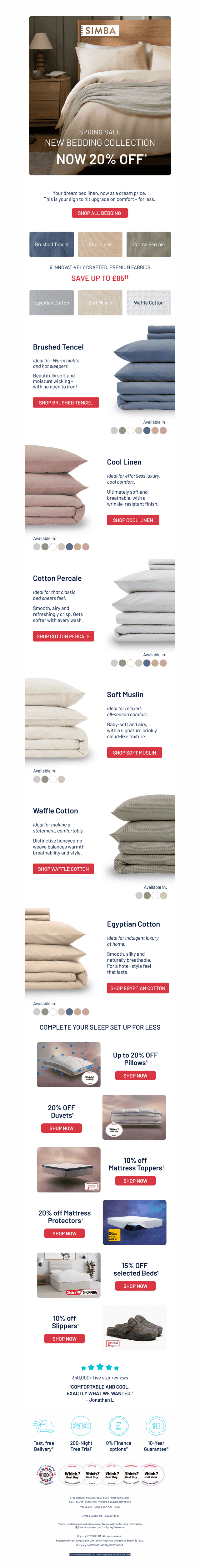 NEW bed linen now 20% OFF! 👀