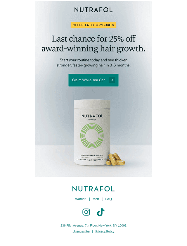 25% off ends tomorrow.