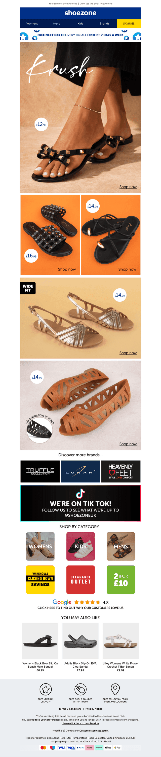 Trending sandals inside! NEW from Krush
