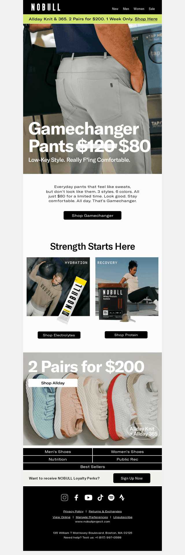 $80 Gamechanger Pants. Limited Time Only.