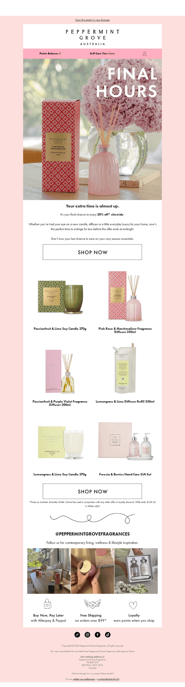 20% off* everything? Yes please! 🪄💫