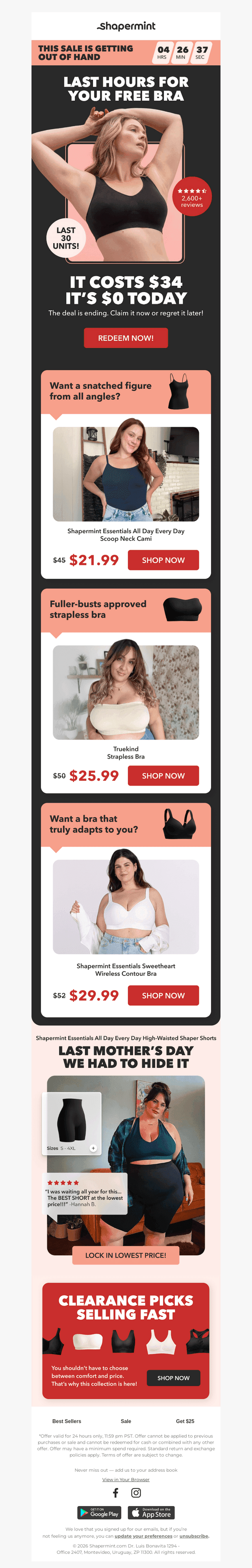 Last Hours to Claim $0 Bra ⏱️