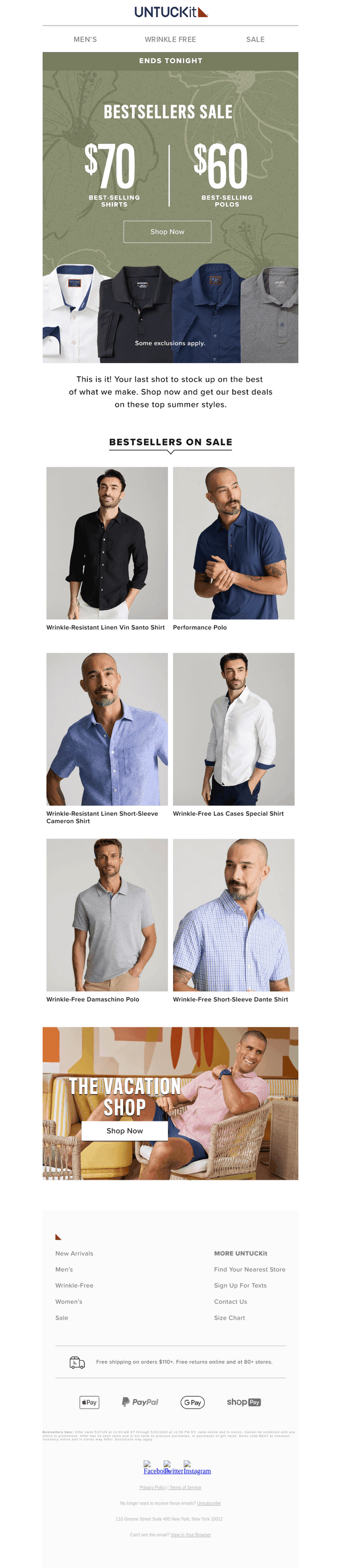 Ends Tonight! Bestsellers From $60 🏃‍♂️