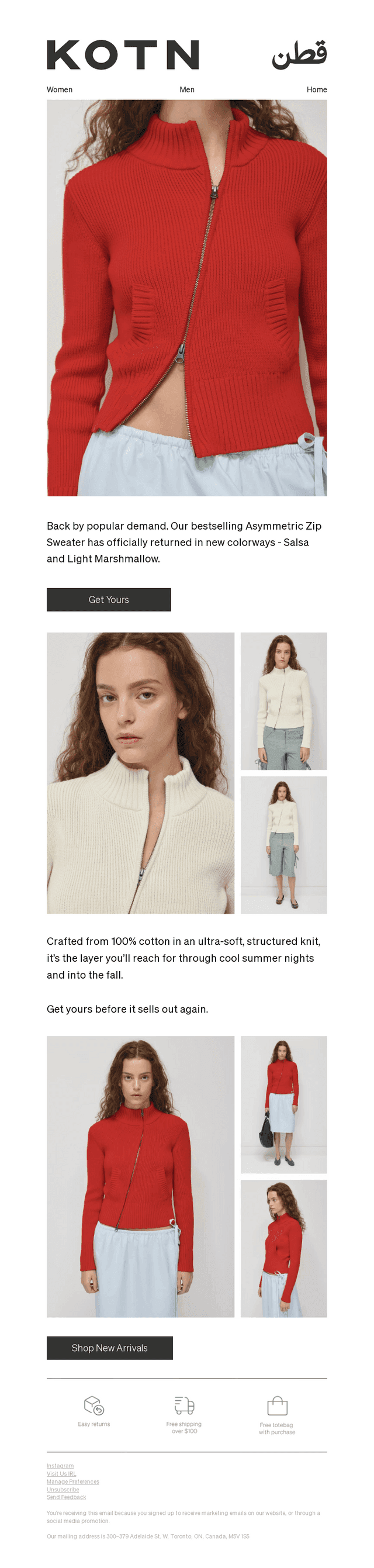 The Asymmetric Zip Sweater Is Back