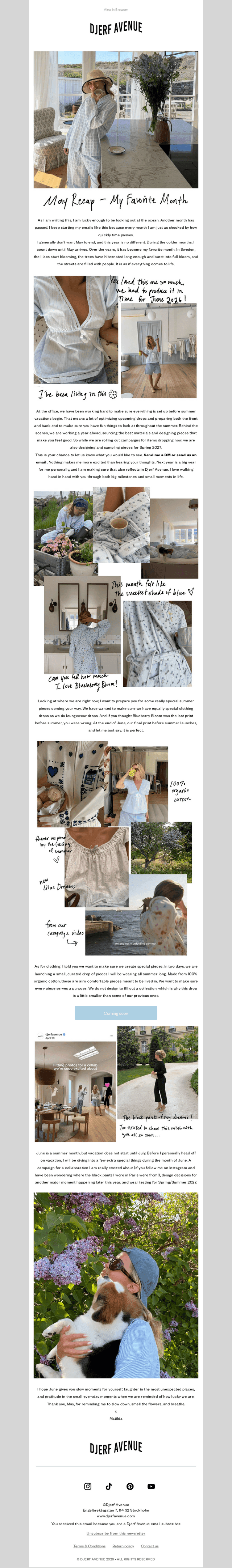 May Recap with Matilda 🫐