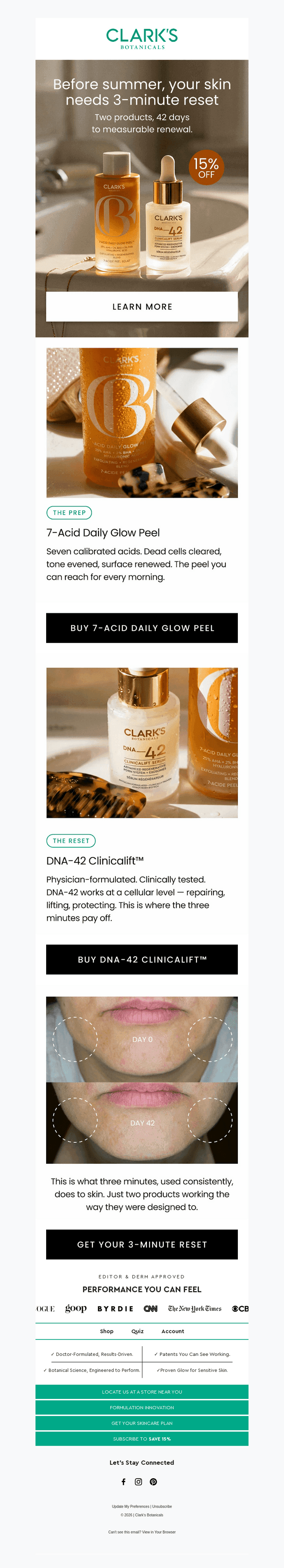Three minutes. Two products. One reset.