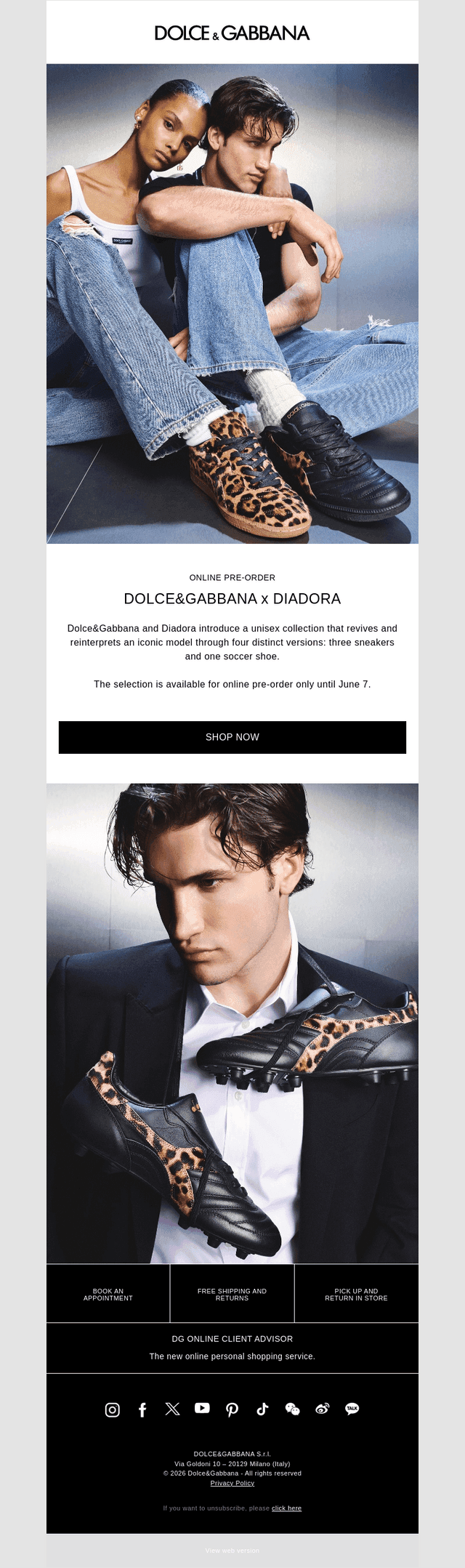 Dolce&Gabbana x Diadora