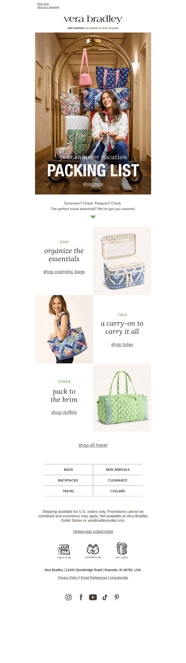 Pack smarter, stay longer