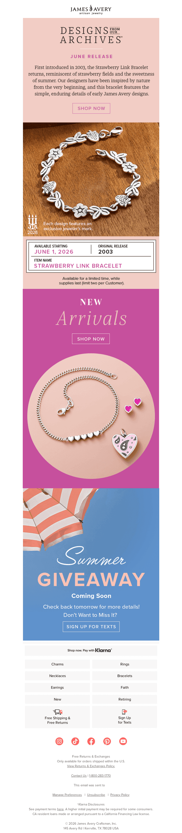 Just Released: June’s Designs From Our Archives™ 🍓