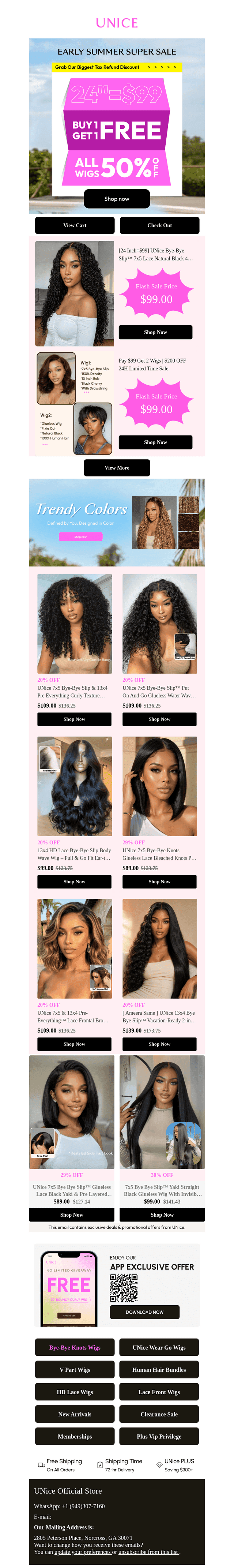 Last Hours: 24'' Wig from $330 → $99